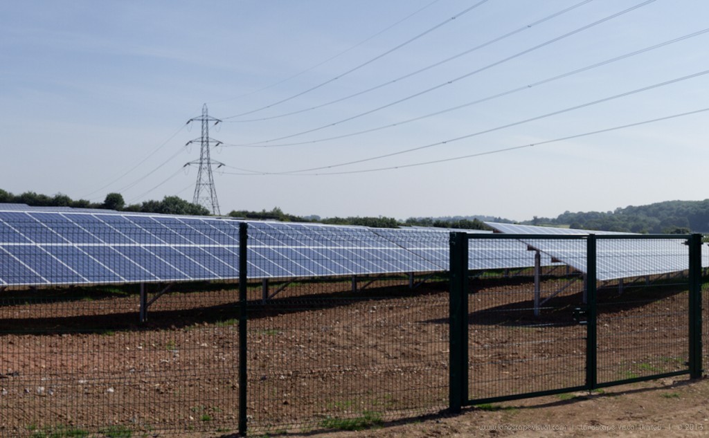 Landscape Visual LVIA consultants case study solar energy