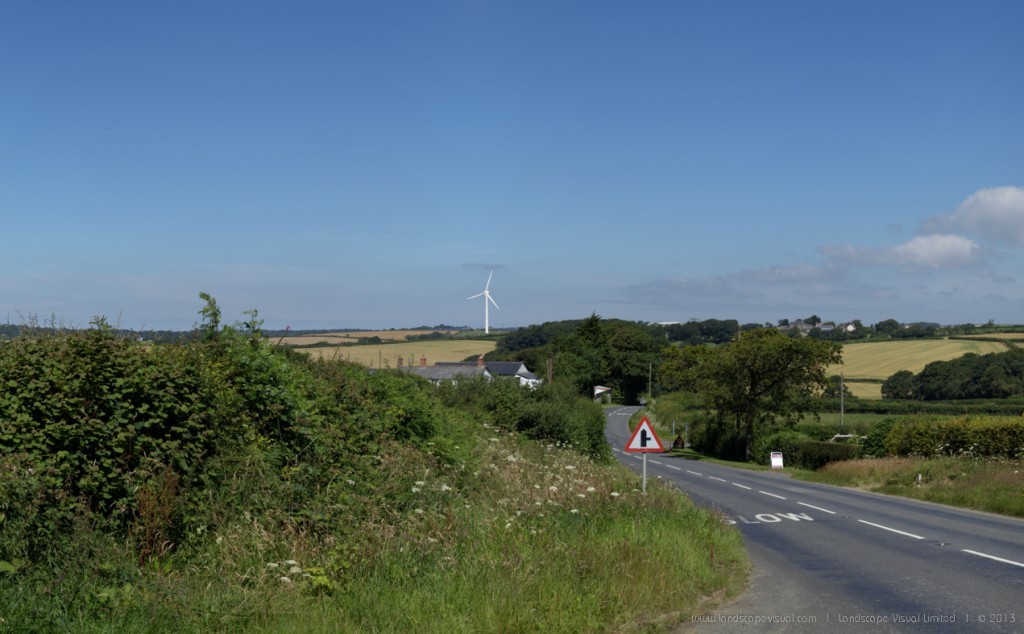 Landscape Visual LVIA consultants case study single turbine renewable energy