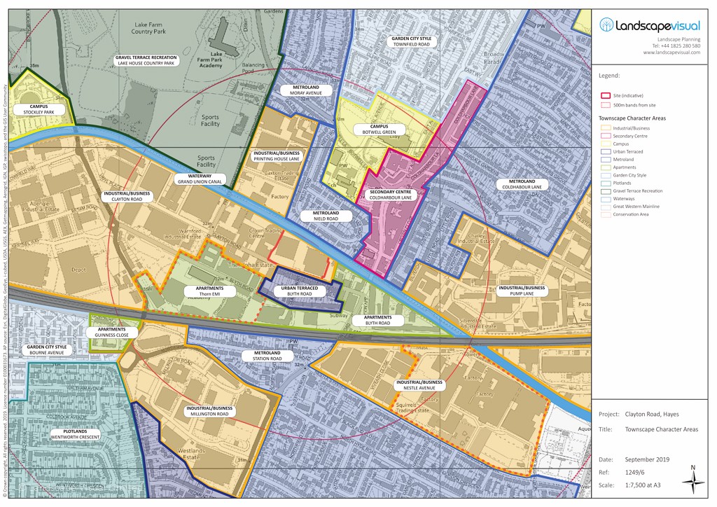 Townscape character assessment plan